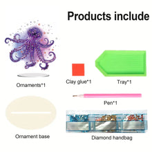 Load image into Gallery viewer, 5D Diamond Painting Desktop Ornament for Home Office Desktop Decor (Octopus)