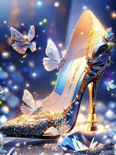 Load image into Gallery viewer, AB Diamond Painting - Full Round - fantasy high heels (30*40CM)