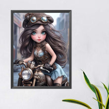 Load image into Gallery viewer, Diamond Painting - Full Round - sweet cool girl (40*50CM)