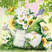 Load image into Gallery viewer, Diamond Painting - Full Round - Garden Gnome (30*30CM)