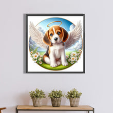 Load image into Gallery viewer, Diamond Painting - Full Round - angel puppy (40*40CM)