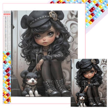 Load image into Gallery viewer, Diamond Painting - Full Square - cool girl (30*40CM)