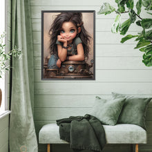 Load image into Gallery viewer, Diamond Painting - Full Square - cool girl (30*40CM)