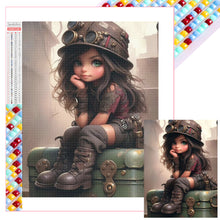 Load image into Gallery viewer, Diamond Painting - Full Square - cool girl (30*40CM)