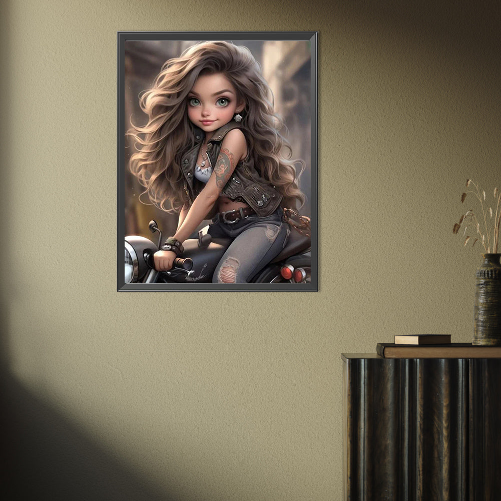 Diamond Painting - Full Square - cool girl (30*40CM)