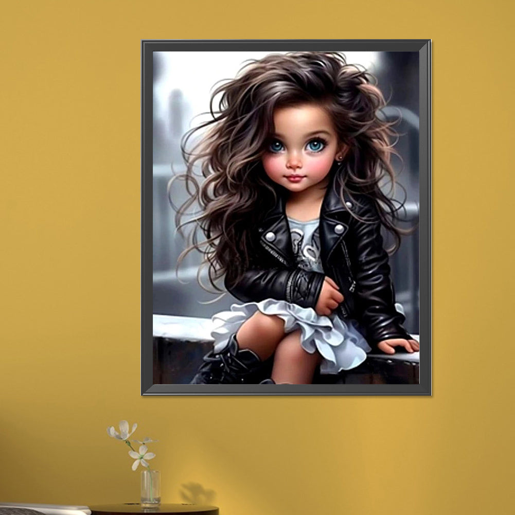 Diamond Painting - Full Square - cool girl (40*50CM)