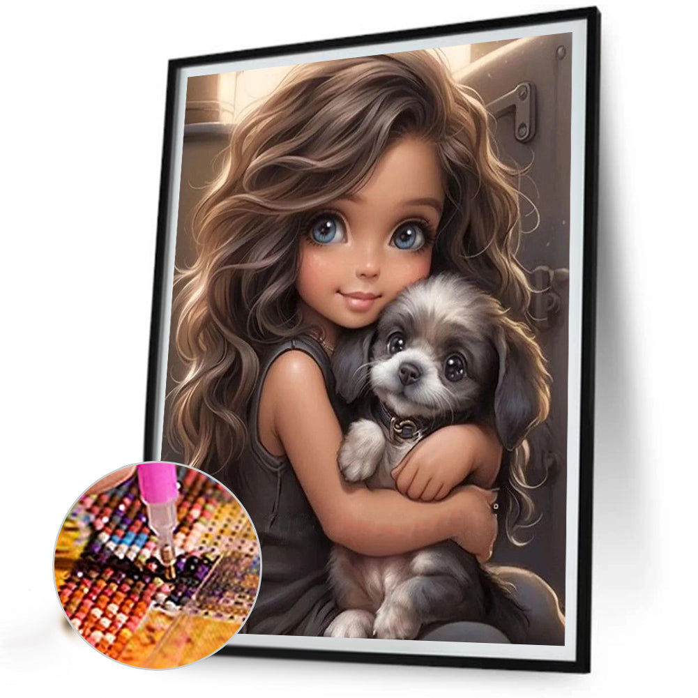 Diamond Painting - Full Square - cool girl (40*50CM)