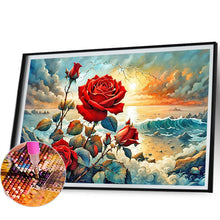 Load image into Gallery viewer, Diamond Painting - Full Round - coast rose (60*40CM)