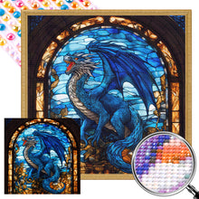 Load image into Gallery viewer, AB Diamond Painting - Full Round - dragon in mural (40*40CM)