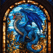 Load image into Gallery viewer, AB Diamond Painting - Full Round - dragon in mural (40*40CM)