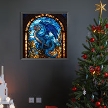 Load image into Gallery viewer, AB Diamond Painting - Full Round - dragon in mural (40*40CM)