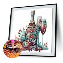 Load image into Gallery viewer, Diamond Painting - Partial Special Shaped - Celebration champagne (30*30CM)