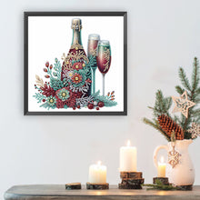 Load image into Gallery viewer, Diamond Painting - Partial Special Shaped - Celebration champagne (30*30CM)