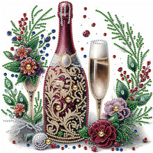 Load image into Gallery viewer, Diamond Painting - Partial Special Shaped - Celebration champagne (30*30CM)