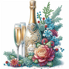 Load image into Gallery viewer, Diamond Painting - Partial Special Shaped - Celebration champagne (30*30CM)