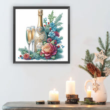 Load image into Gallery viewer, Diamond Painting - Partial Special Shaped - Celebration champagne (30*30CM)