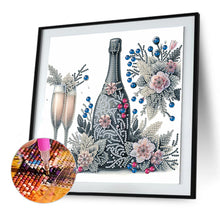 Load image into Gallery viewer, Diamond Painting - Partial Special Shaped - Celebration champagne (30*30CM)