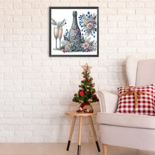 Load image into Gallery viewer, Diamond Painting - Partial Special Shaped - Celebration champagne (30*30CM)