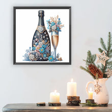 Load image into Gallery viewer, Diamond Painting - Partial Special Shaped - Celebration champagne (30*30CM)