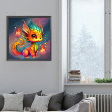 Load image into Gallery viewer, Diamond Painting - Full Round - fire dragon (30*30CM)