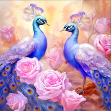 Load image into Gallery viewer, Diamond Painting - Full Round - Peacock (30*30CM)