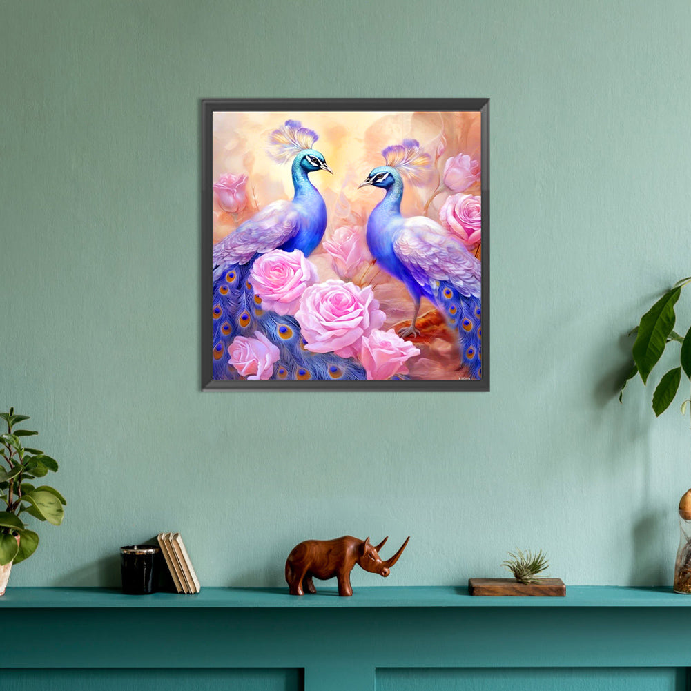 Diamond Painting - Full Round - Peacock (30*30CM)