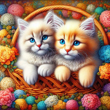 Load image into Gallery viewer, Diamond Painting - Full Round - Hair ball cat (30*30CM)
