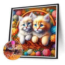 Load image into Gallery viewer, Diamond Painting - Full Round - Hair ball cat (30*30CM)