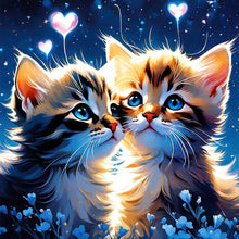 Load image into Gallery viewer, Diamond Painting - Full Round - two cats (30*30CM)