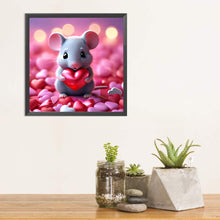 Load image into Gallery viewer, Diamond Painting - Full Square - caring mouse (30*30CM)