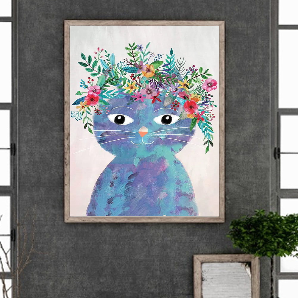 Diamond Painting - Full Round - Tabby cat (40*50CM)