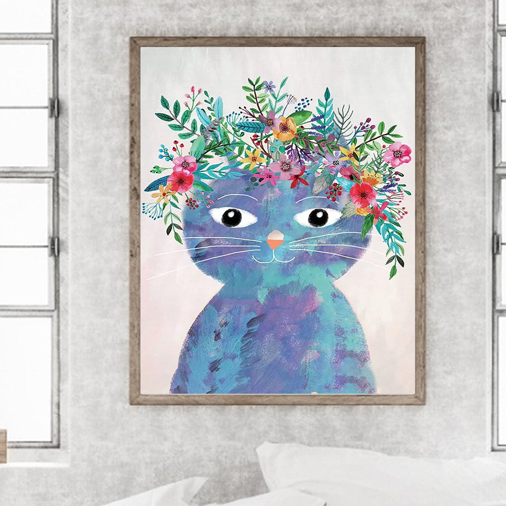 Diamond Painting - Full Round - Tabby cat (40*50CM)