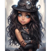 Load image into Gallery viewer, Diamond Painting - Full Round - sweet cool girl (40*50CM)