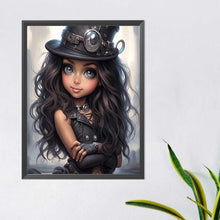 Load image into Gallery viewer, Diamond Painting - Full Round - sweet cool girl (40*50CM)