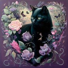 Load image into Gallery viewer, Diamond Painting - Full Round - loving cat (30*30CM)