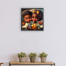 Load image into Gallery viewer, Diamond Painting - Full Round - black girl (30*30CM)