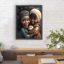 Load image into Gallery viewer, Diamond Painting - Full Round - black girl (30*40CM)