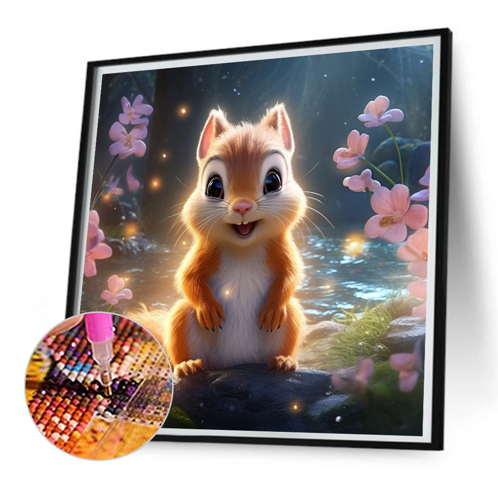 Diamond Painting - Full Square - squirrel (30*30CM)