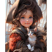 Load image into Gallery viewer, Diamond Painting - Full Square - little girl (40*50CM)