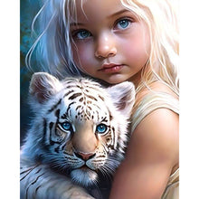 Load image into Gallery viewer, Diamond Painting - Full Square - little girl (40*50CM)