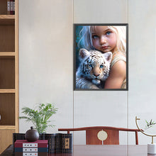 Load image into Gallery viewer, Diamond Painting - Full Square - little girl (40*50CM)