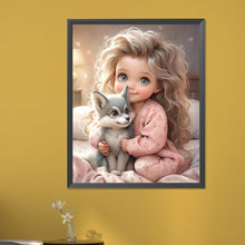 Load image into Gallery viewer, Diamond Painting - Full Square - little girl (40*50CM)