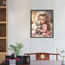 Load image into Gallery viewer, Diamond Painting - Full Square - little girl (40*50CM)