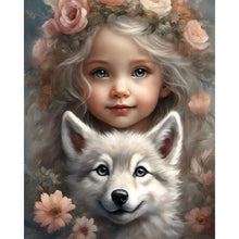 Load image into Gallery viewer, Diamond Painting - Full Square - little girl (40*50CM)