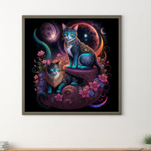 Load image into Gallery viewer, Diamond Painting - Full Round - cat (30*30CM)