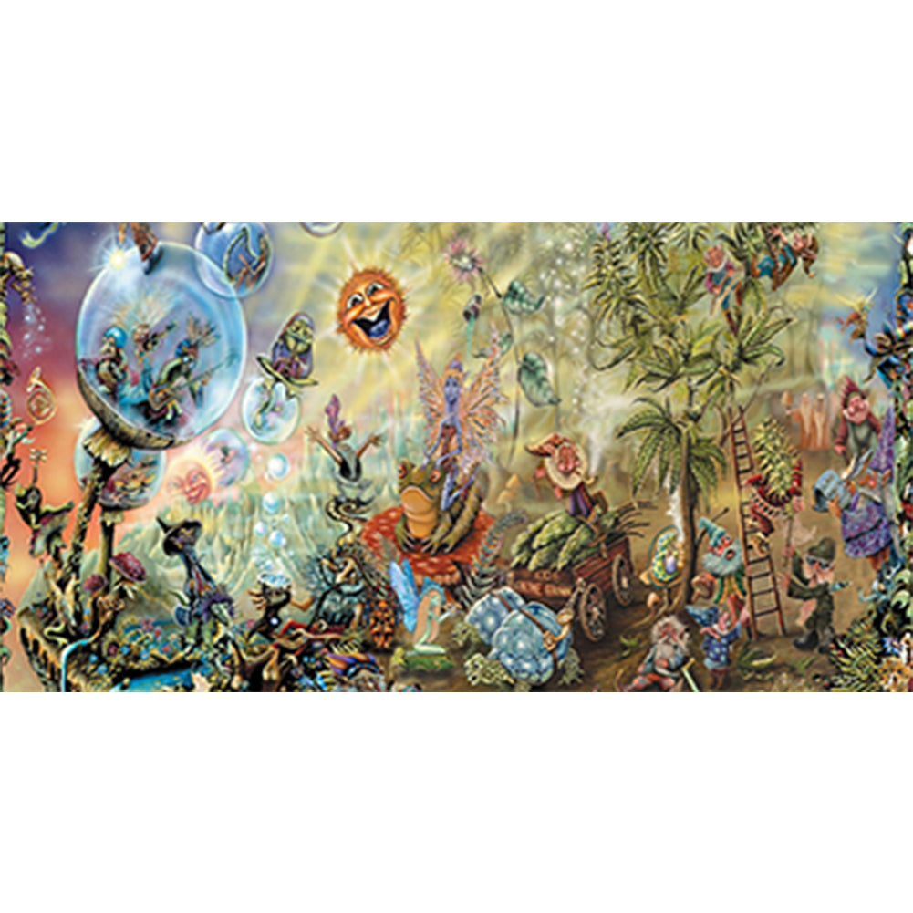 Diamond Painting - Full Round - Crazy wonderland (110*50CM)