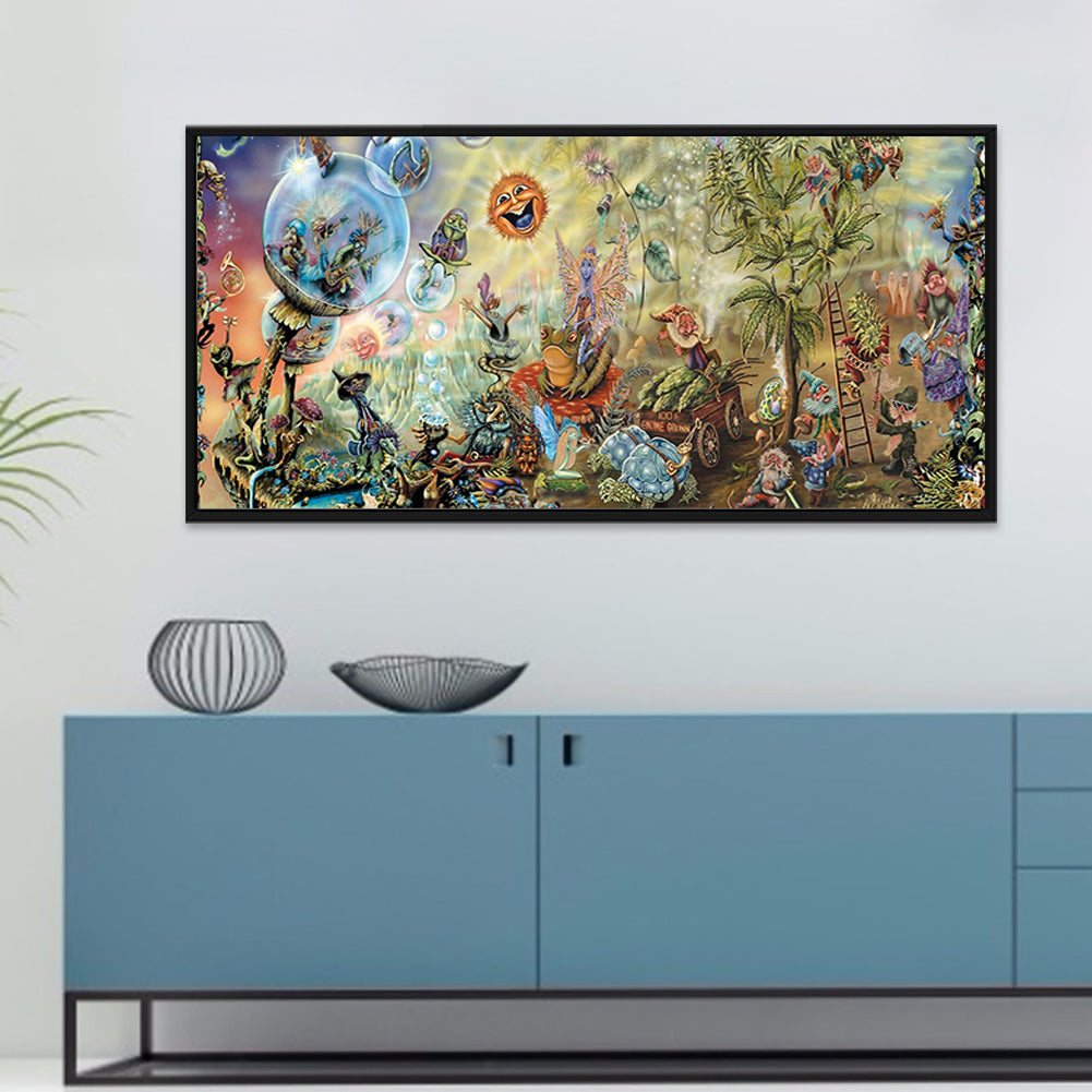 Diamond Painting - Full Round - Crazy wonderland (110*50CM)