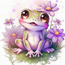 Load image into Gallery viewer, Diamond Painting - Full Round - happy frog (30*30CM)