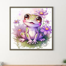 Load image into Gallery viewer, Diamond Painting - Full Round - happy frog (30*30CM)