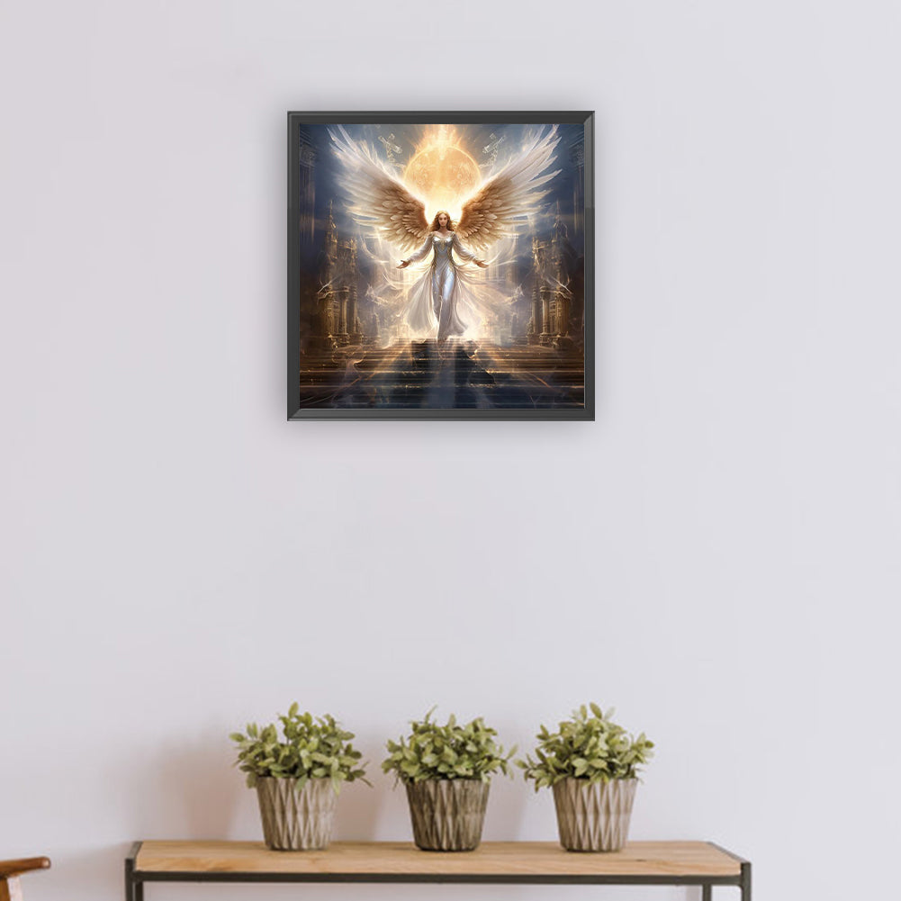 Diamond Painting - Full Round - angel girl (30*30CM)